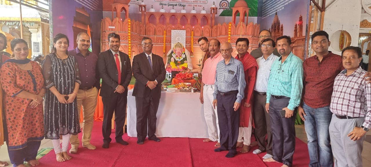 Maharashtra Mandal in Lagos grandly celebrates 34th year of Ganesh Chathurthi at HMF temple, Ilupeju. HC and CG joined the devotees in the celebrations on 31 August 2022 Maharashtra Mandal in Lagos grandly celebrates 34th year of Ganesh Chathurthi at HMF temple, Ilupeju. HC and CG joined the devotees in the celebrations on 31 August 2022